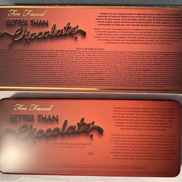 🍫NIB🍫 TOO FACED Better Than Chocolate 24 pan Eyeshadow Palette  🍫BRAND NEW🍫 - Picture 11 of 12